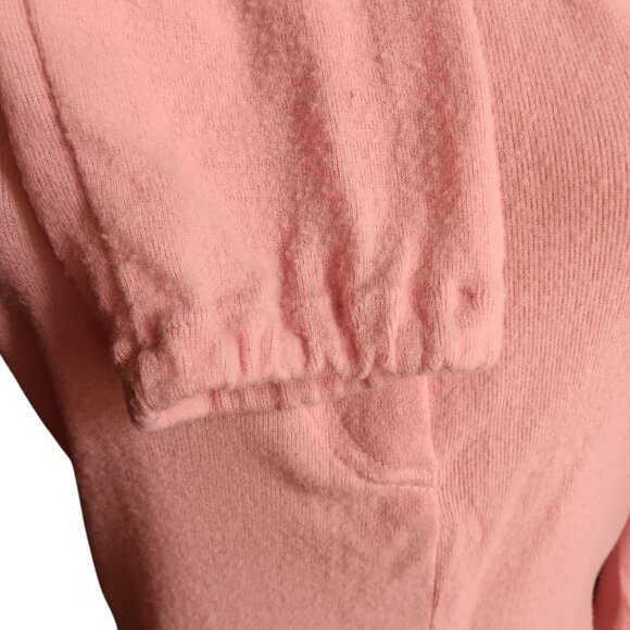 Medium Women's Secretary Top Vintage 70's Challissimo Pink Button-Up Blouse Mom - Picture 4 of 8